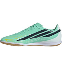 adidas botas fútbol sala F50 CLUB IN VERDE puntera