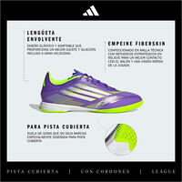 adidas botas fútbol sala F50 LEAGUE INDOOR MORADO 06