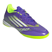 adidas botas fútbol sala F50 LEAGUE INDOOR MORADO lateral interior