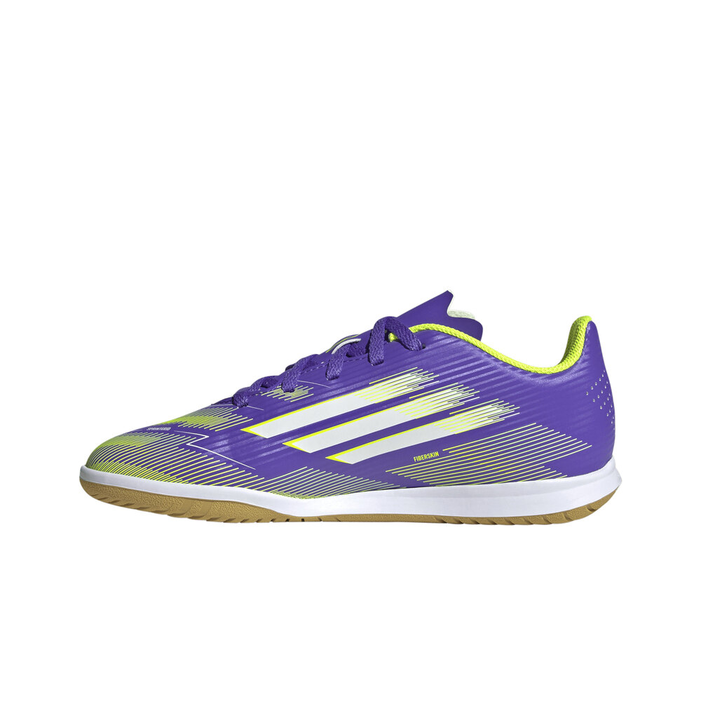 adidas botas fútbol sala niño F50 CLUB IN MORADO puntera