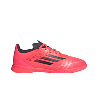 adidas botas fútbol sala niño F50 LEAGUE IN ROSA lateral exterior