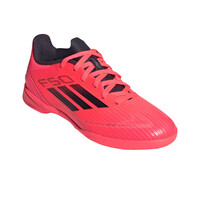 adidas botas fútbol sala niño F50 LEAGUE IN ROSA lateral interior