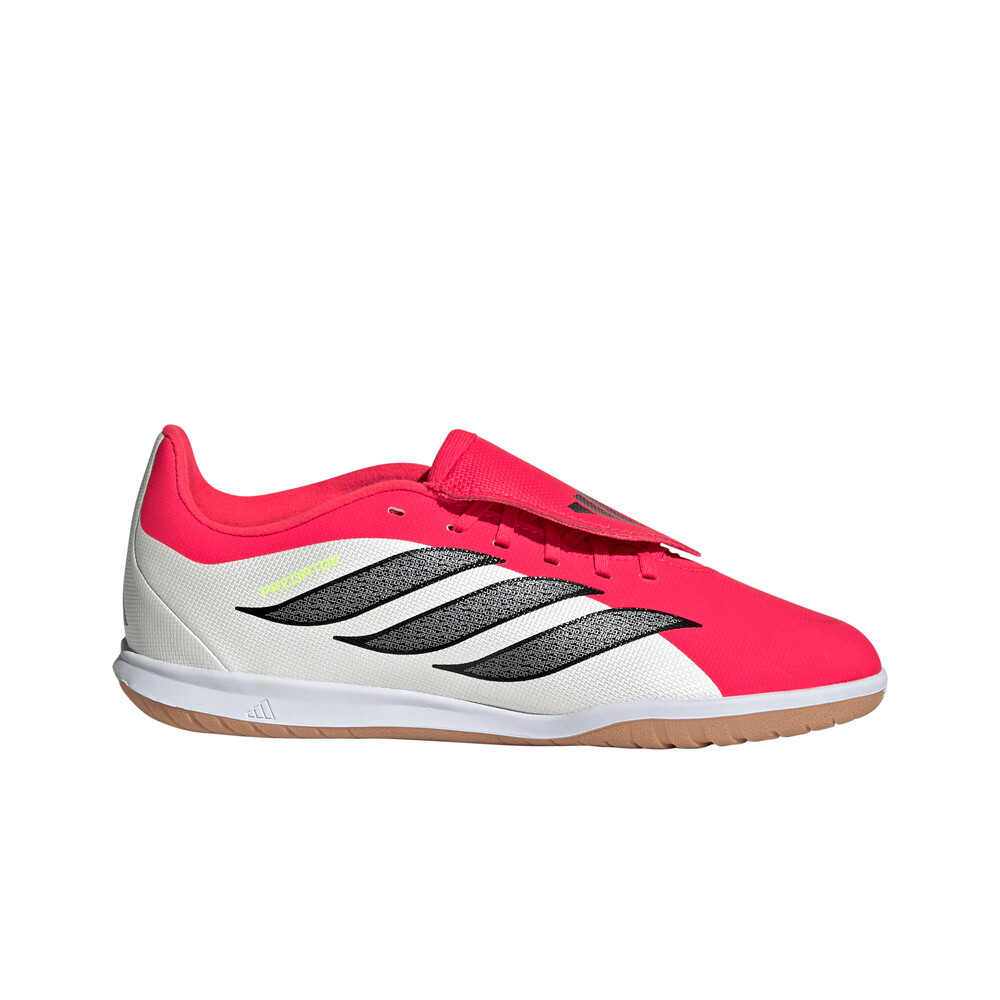 adidas botas fútbol sala niño PREDATOR CLUB IN FT ROJO lateral exterior
