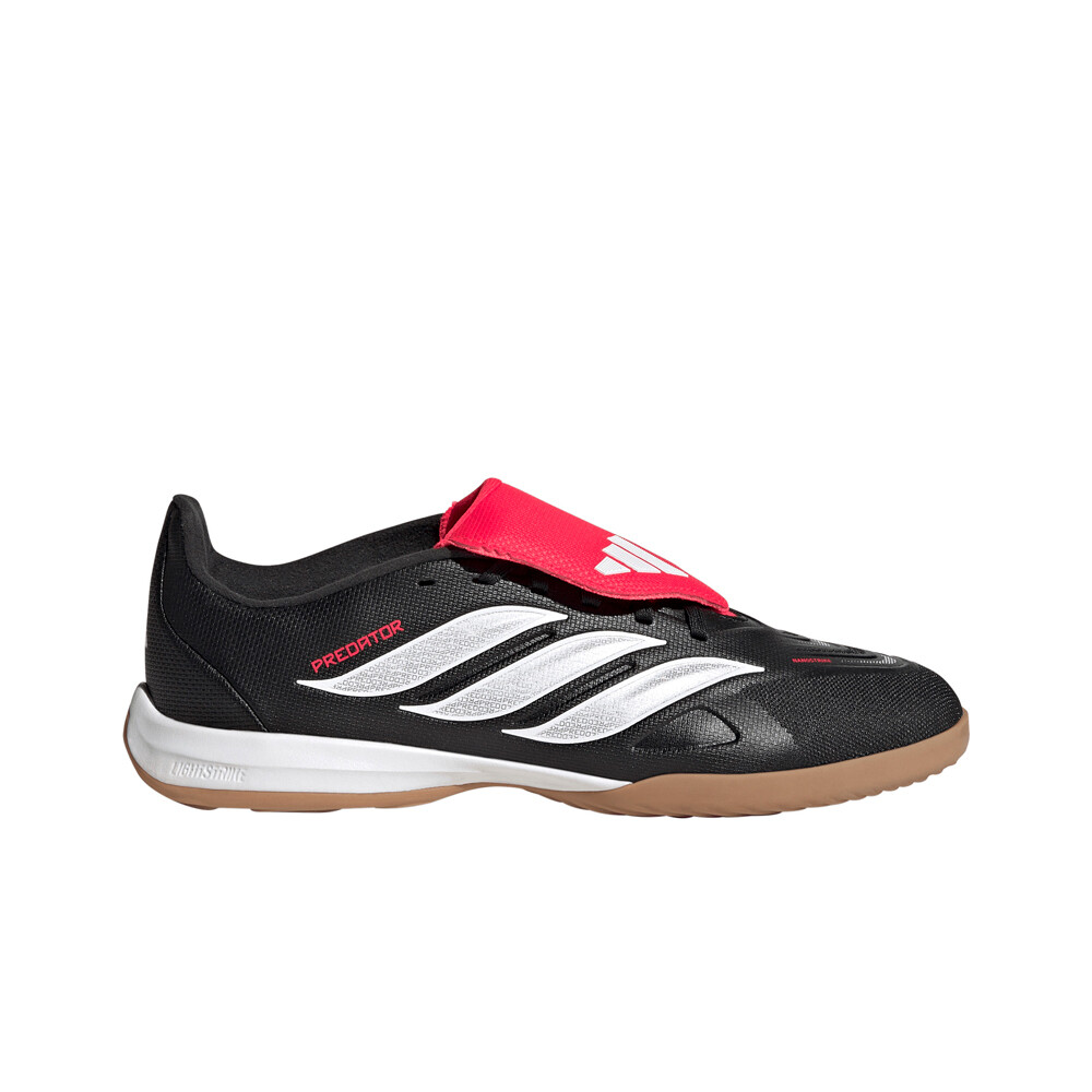 adidas botas fútbol sala niño PREDATOR LEAGUE IN NEGRO lateral exterior