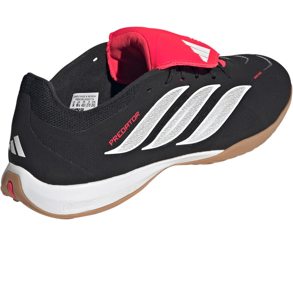 adidas botas fútbol sala PREDATOR LEAGUE FT IN NEGRO vista trasera