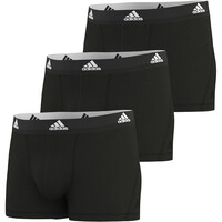adidas boxer ACTIVE FLEX COTTON 3P NEGRO vista trasera