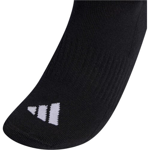 ADIDAS 3STRIPES CUSHIONED SPORTSWEAR CREW SOCKS 3 PAIR PACK negro