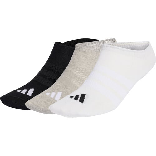 ADIDAS THIN&LIGHT SPORTSWEAR NO SHOW SOCKS 3 PAIR PACK