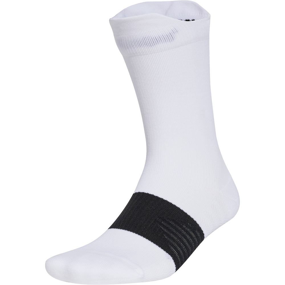 adidas calcetines running RUNXGRAPHIC SOCK 1PP BLANCO vista frontal