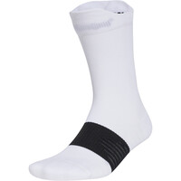 adidas calcetines running RUNXGRAPHIC SOCK 1PP BLANCO vista frontal