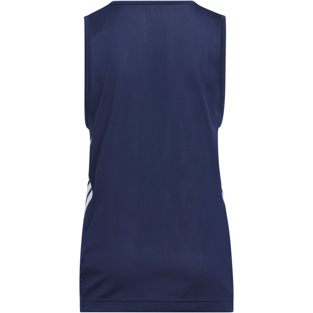 adidas camiseta baloncesto niños 3G SPEED REVERSIBLE BASKET AEROREADY AZUL vista detalle
