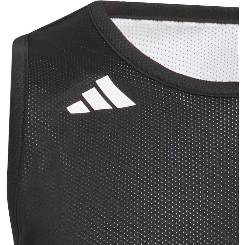 adidas camiseta baloncesto niños 3G SPEED REVERSIBLE BASKET AEROREADY NEGRO 04