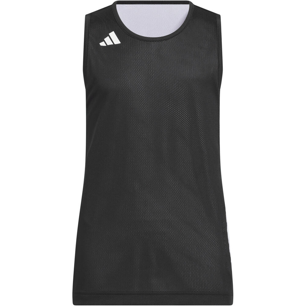 adidas camiseta baloncesto niños 3G SPEED REVERSIBLE BASKET AEROREADY NEGRO vista trasera