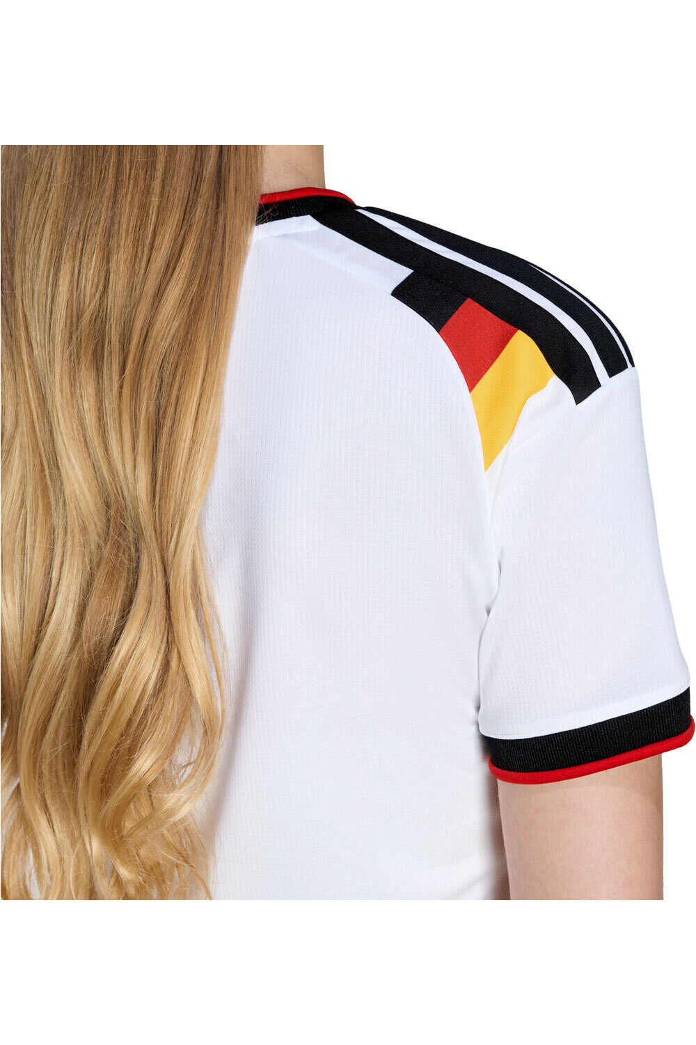adidas camiseta de fútbol oficiales ALEMANIA MUNDIAL 2026 PRIMERA EQUIPACION MUJER BLANCO 03