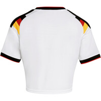 adidas camiseta de fútbol oficiales ALEMANIA MUNDIAL 2026 PRIMERA EQUIPACION MUJER BLANCO 05