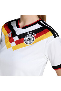 adidas camiseta de fútbol oficiales ALEMANIA MUNDIAL 2026 PRIMERA EQUIPACION MUJER BLANCO vista detalle
