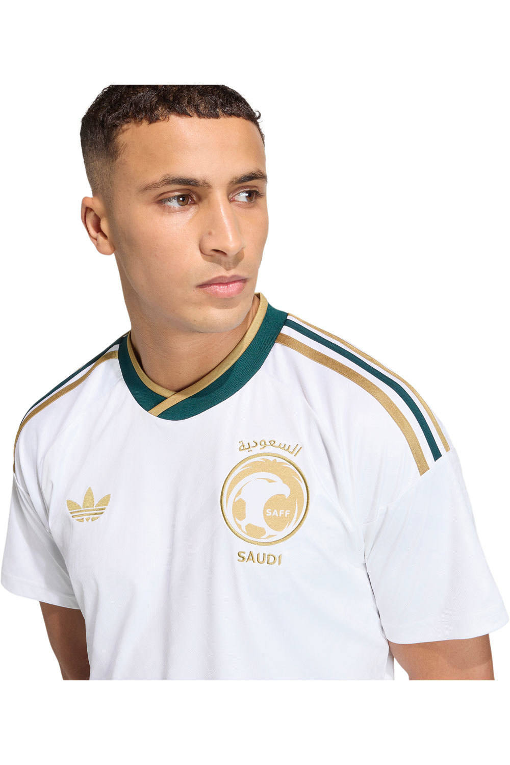 adidas camiseta de fútbol oficiales ARABIA SAUDI MUNDIAL 2026 SEGUNDA EQUIPACION BLANCO vista detalle