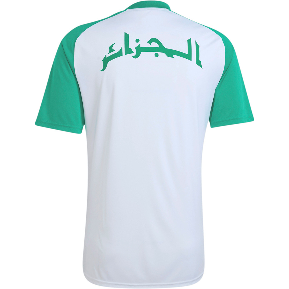 adidas camiseta de fútbol oficiales ARGELIA MUNDIAL 2026 PREMATCH BLANCO 03