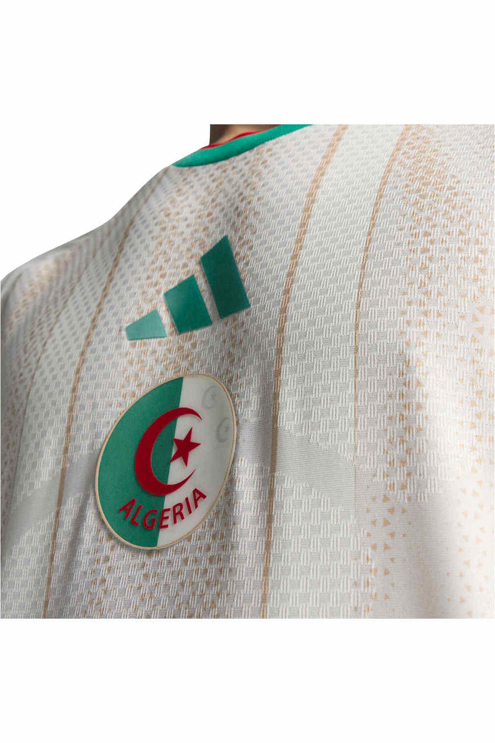 adidas camiseta de fútbol oficiales ARGELIA MUNDIAL 2026 PRIMERA EQUIPACION AUTHENTIC BLANCO 03