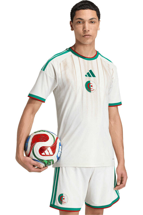 adidas camiseta de fútbol oficiales ARGELIA MUNDIAL 2026 PRIMERA EQUIPACION AUTHENTIC BLANCO