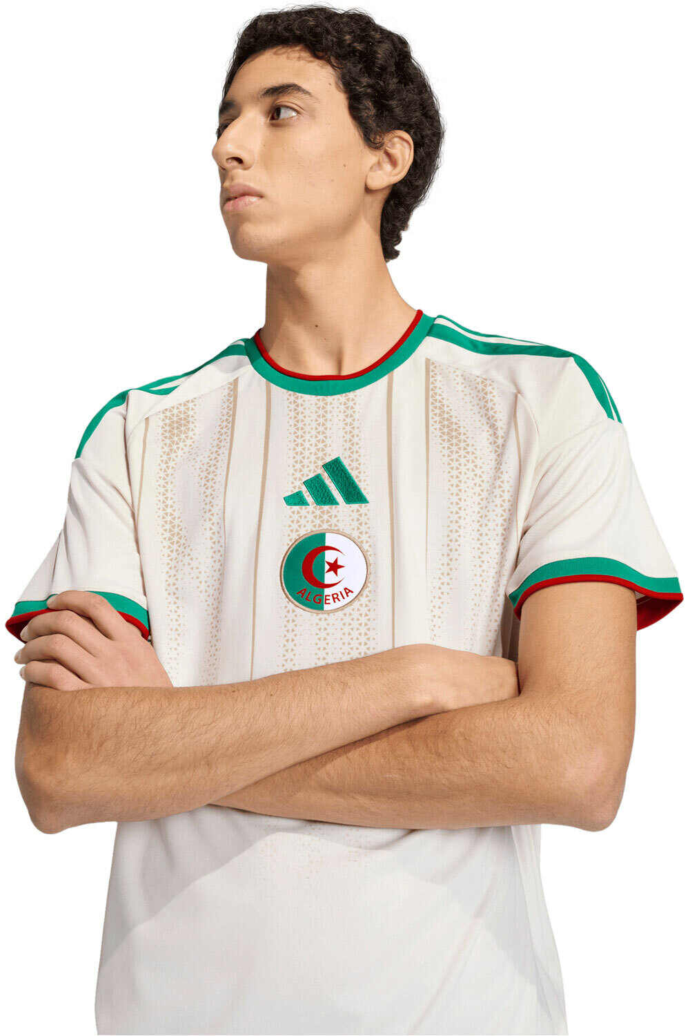 adidas camiseta de fútbol oficiales ARGELIA MUNDIAL 2026 PRIMERA EQUIPACION BLANCO vista detalle