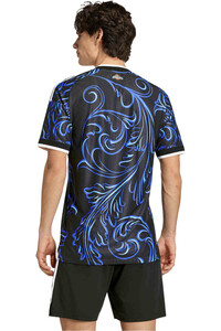 adidas camiseta de fútbol oficiales ARGENTINA MUNDIAL 2026 SEGUNDA EQUIPACION AUTHENTIC NEGRO vista trasera