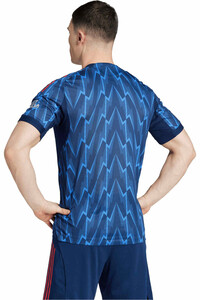 adidas camiseta de fútbol oficiales ARSENAL 25/26 SEGUNDA EQUIPACION AZUL vista trasera