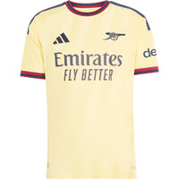 adidas camiseta de fútbol oficiales ARSENAL FC 26/27 TERCERA EQUIPACIN AMARILLO vista detalle