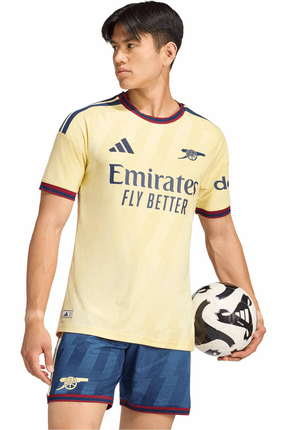adidas camiseta de fútbol oficiales ARSENAL FC 26/27 TERCERA EQUIPACIN AMARILLO vista frontal