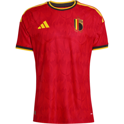 adidas camiseta de fútbol oficiales BELGICA MUNDIAL 2026 PRIMERA EQUIPACION AUTHENTIC ROJO