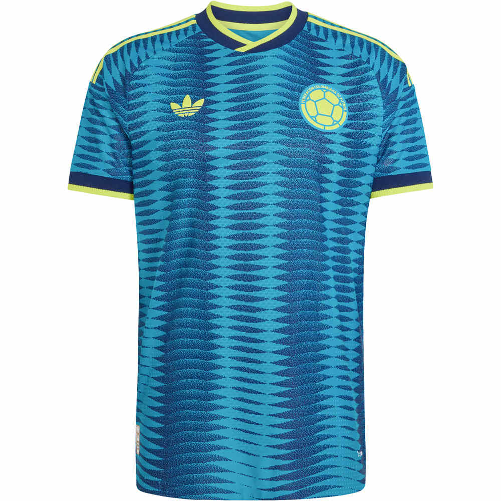 adidas camiseta de fútbol oficiales COLOMBIA MUNDIAL 2026 SEGUNDA EQUIPACION AUTHENTIC NEGRO 07