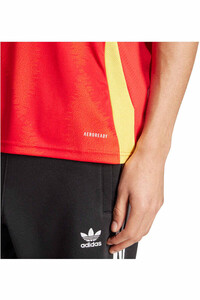 adidas camiseta de fútbol oficiales ESPAÑA EUROCOPA 2024 PRIMERA EQUIPACION BLANCO 03