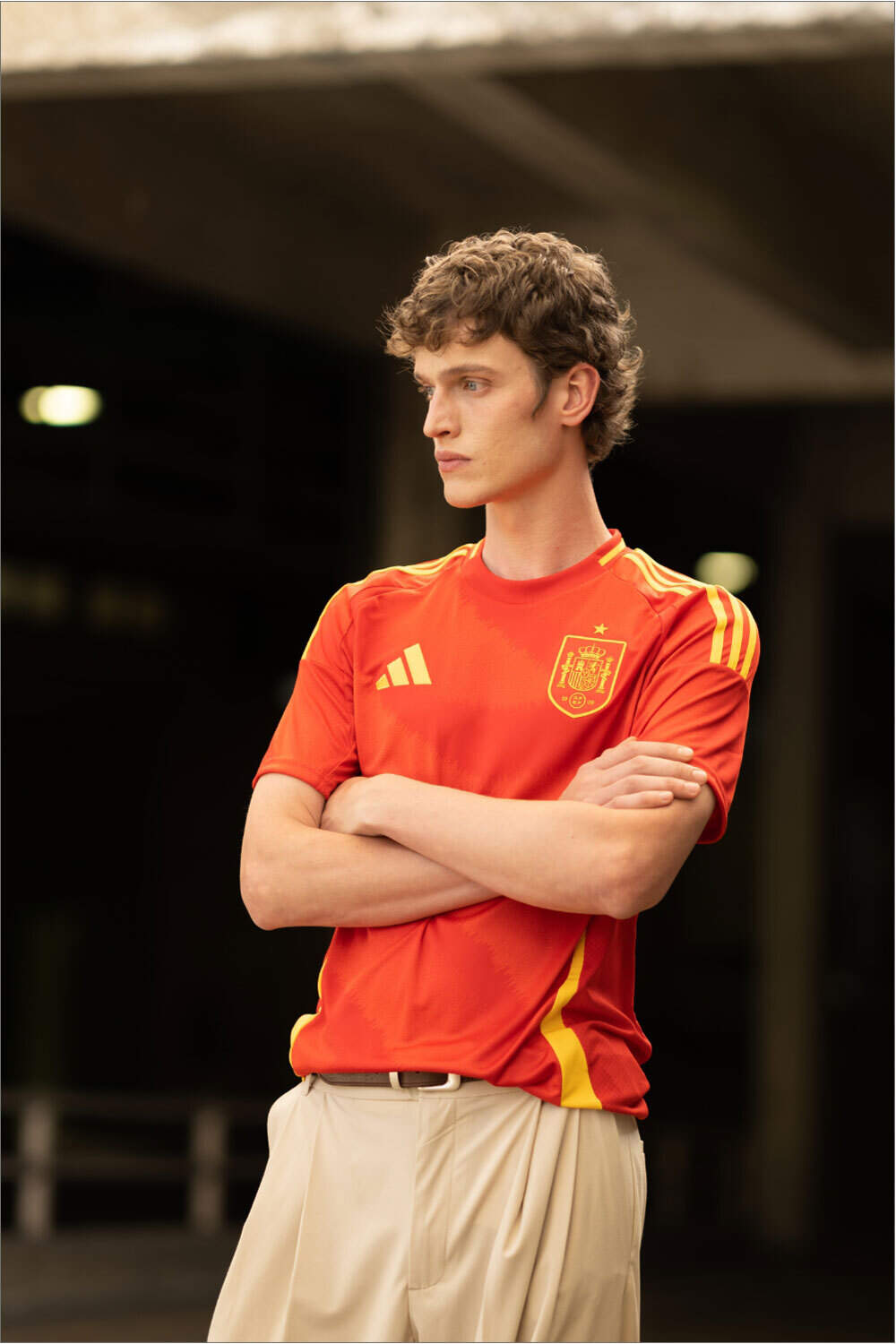 adidas camiseta de fútbol oficiales ESPAÑA EUROCOPA 2024 PRIMERA EQUIPACION BLANCO 04