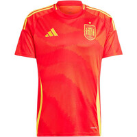 adidas camiseta de fútbol oficiales ESPAÑA EUROCOPA 2024 PRIMERA EQUIPACION BLANCO 06
