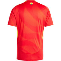 adidas camiseta de fútbol oficiales ESPAÑA EUROCOPA 2024 PRIMERA EQUIPACION BLANCO 07
