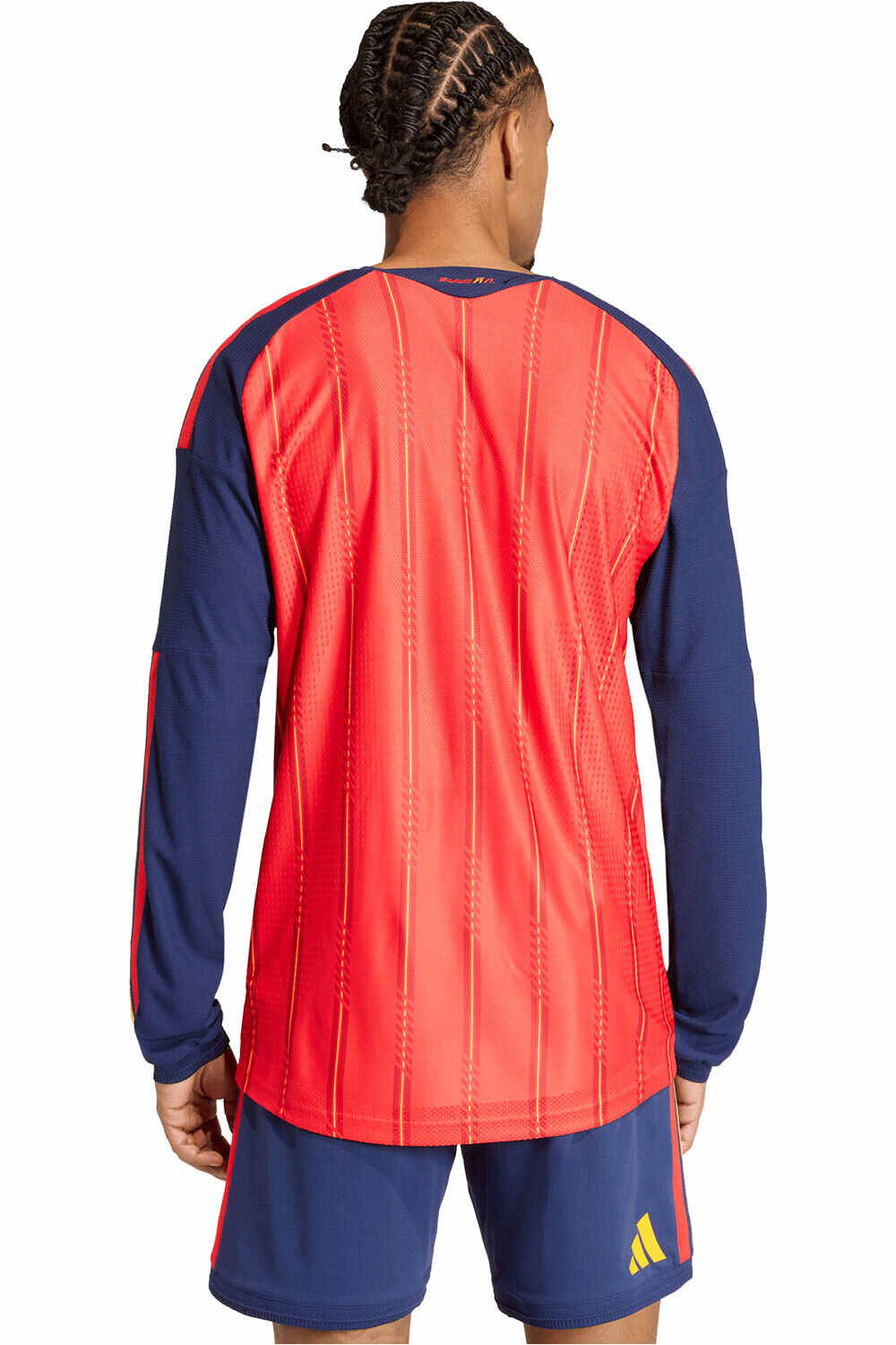 adidas camiseta de fútbol oficiales ESPAÑA MUNDIAL 2026 PRIMERA EQUIPACION AUTHENTIC  vista trasera