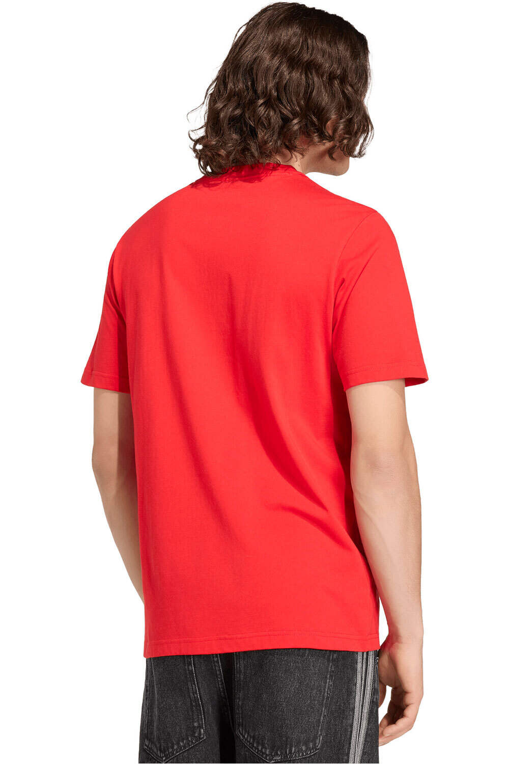 adidas camiseta de fútbol oficiales ESPAÑA MUNDIAL 2026 ROJO vista trasera