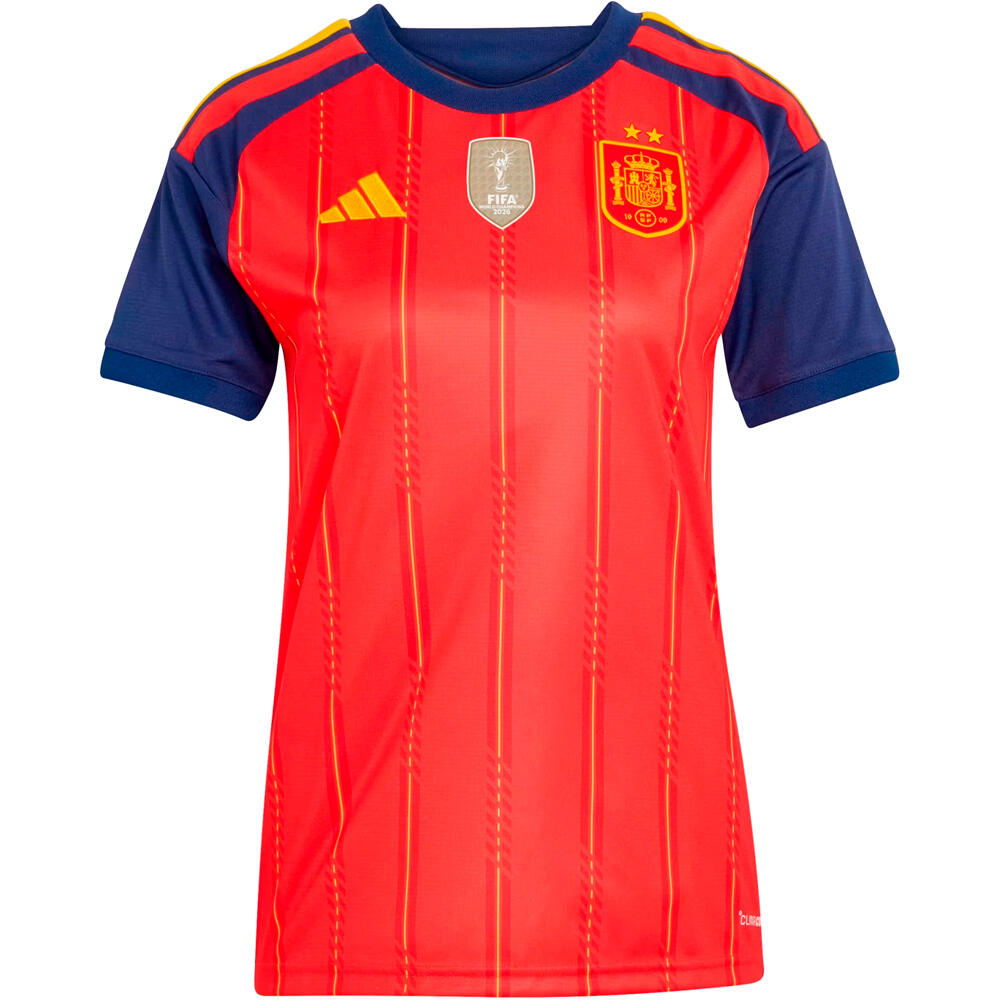 adidas camiseta de fútbol oficiales ESPAÑA WINNER MUNDIAL 2026 DOS ESTRELLAS MUJER  04