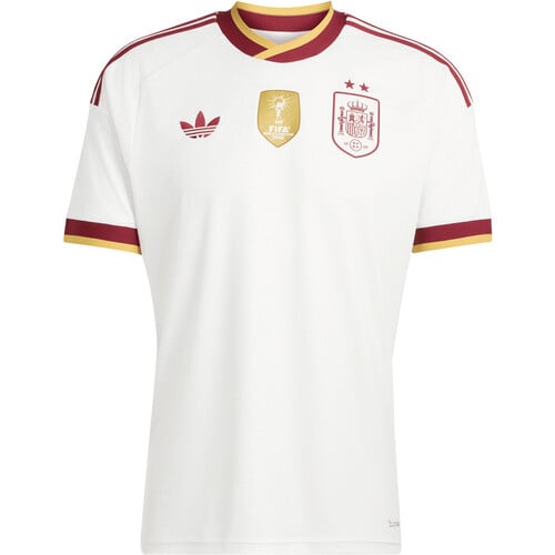 ADIDAS ESPAÑA WINNER MUNDIAL 2026 SEGUNDA EQUIPACION DOS ESTRELLAS blanco