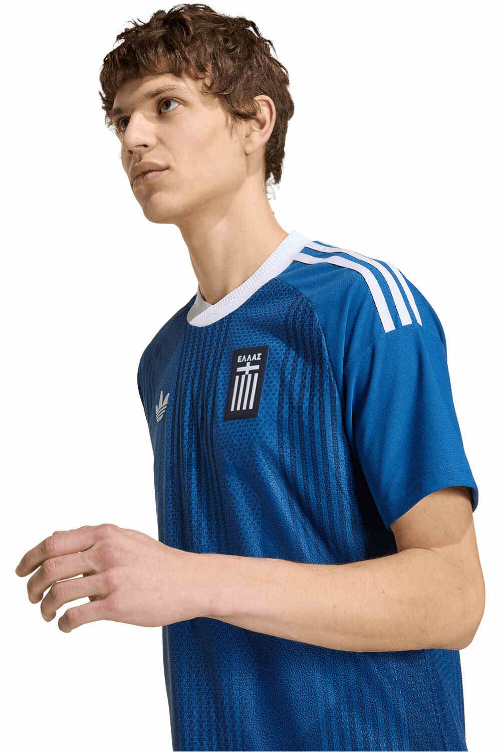 adidas camiseta de fútbol oficiales GRECIA MUNDIAL 2026 SEGUNDA EQUIPACION AUTHENTIC AZUL vista detalle