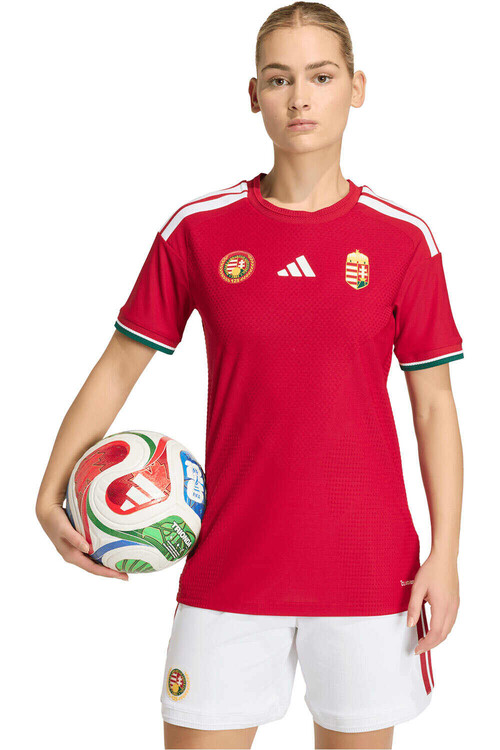 ADIDAS HUNGRIA MUNDIAL 2026 PRIMERA EQUIPACION MUJER AUTHENTIC rojo