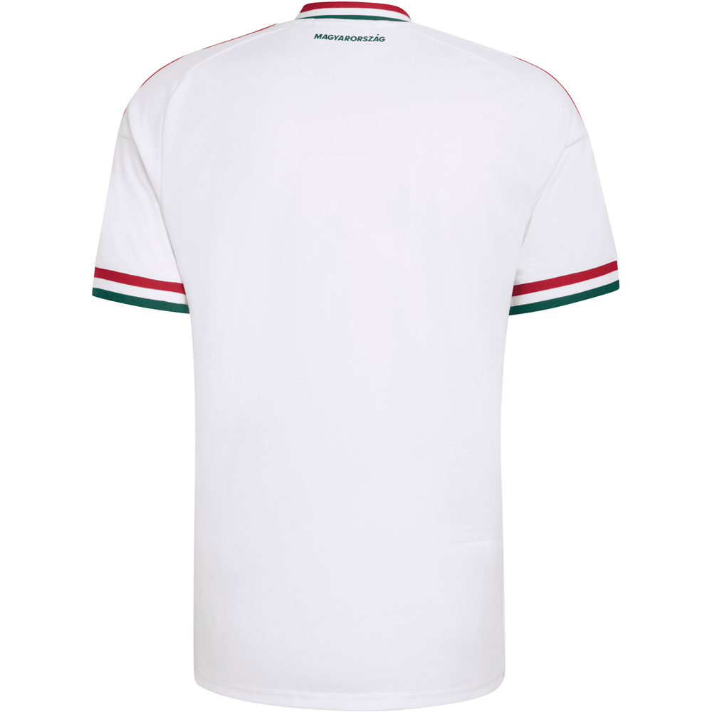 adidas camiseta de fútbol oficiales HUNGRIA MUNDIAL 2026 SEGUNDA EQUIPACION BLANCO 05