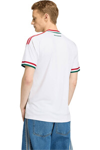 adidas camiseta de fútbol oficiales HUNGRIA MUNDIAL 2026 SEGUNDA EQUIPACION BLANCO vista trasera