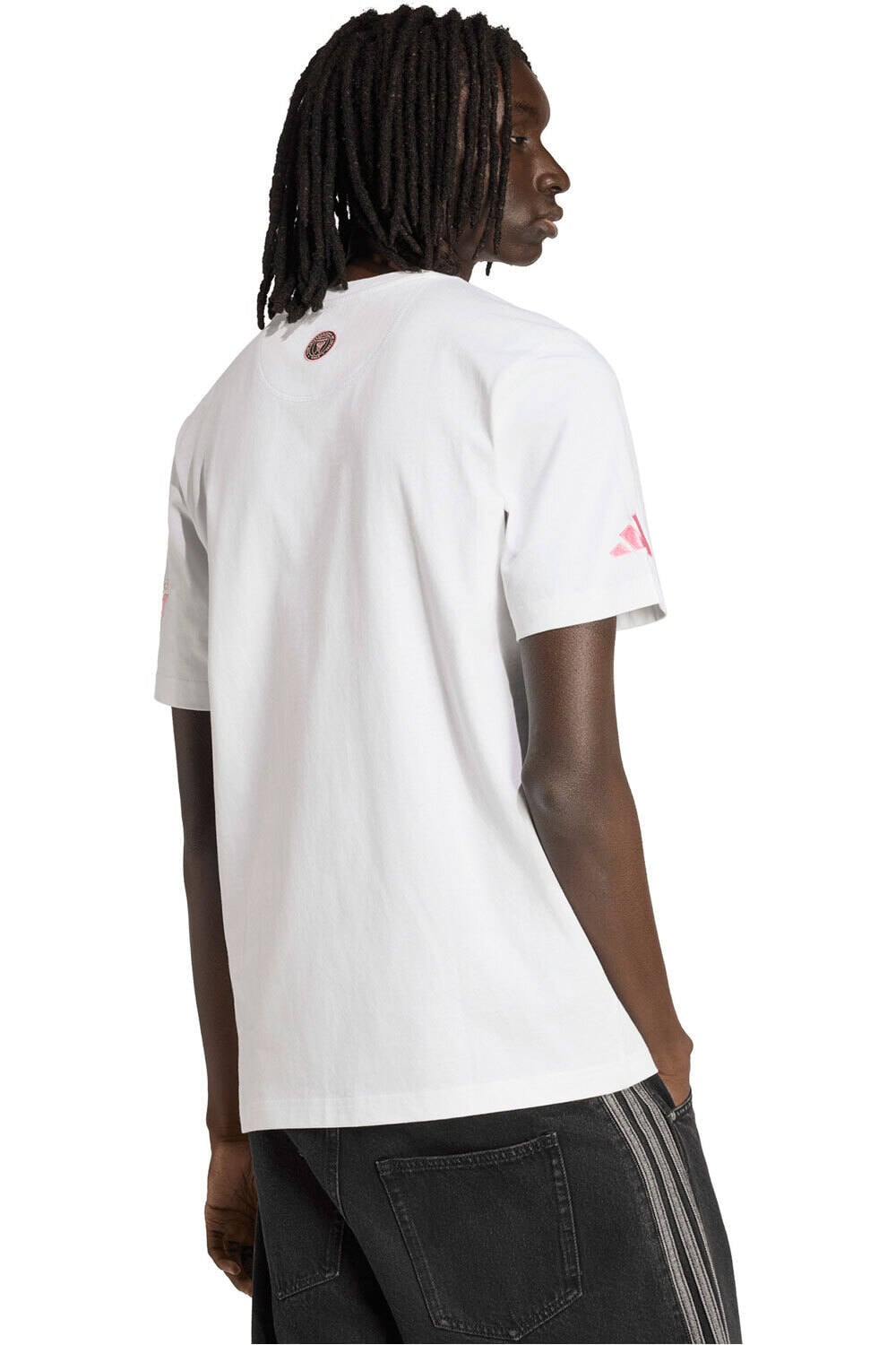 adidas camiseta de fútbol oficiales INTER MIAMI 25/26 BLANCO vista trasera
