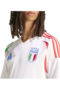 adidas camiseta de fútbol oficiales ITALIA EUROCOPA 2024 SEGUNDA EQUIPACION BLANCO 03