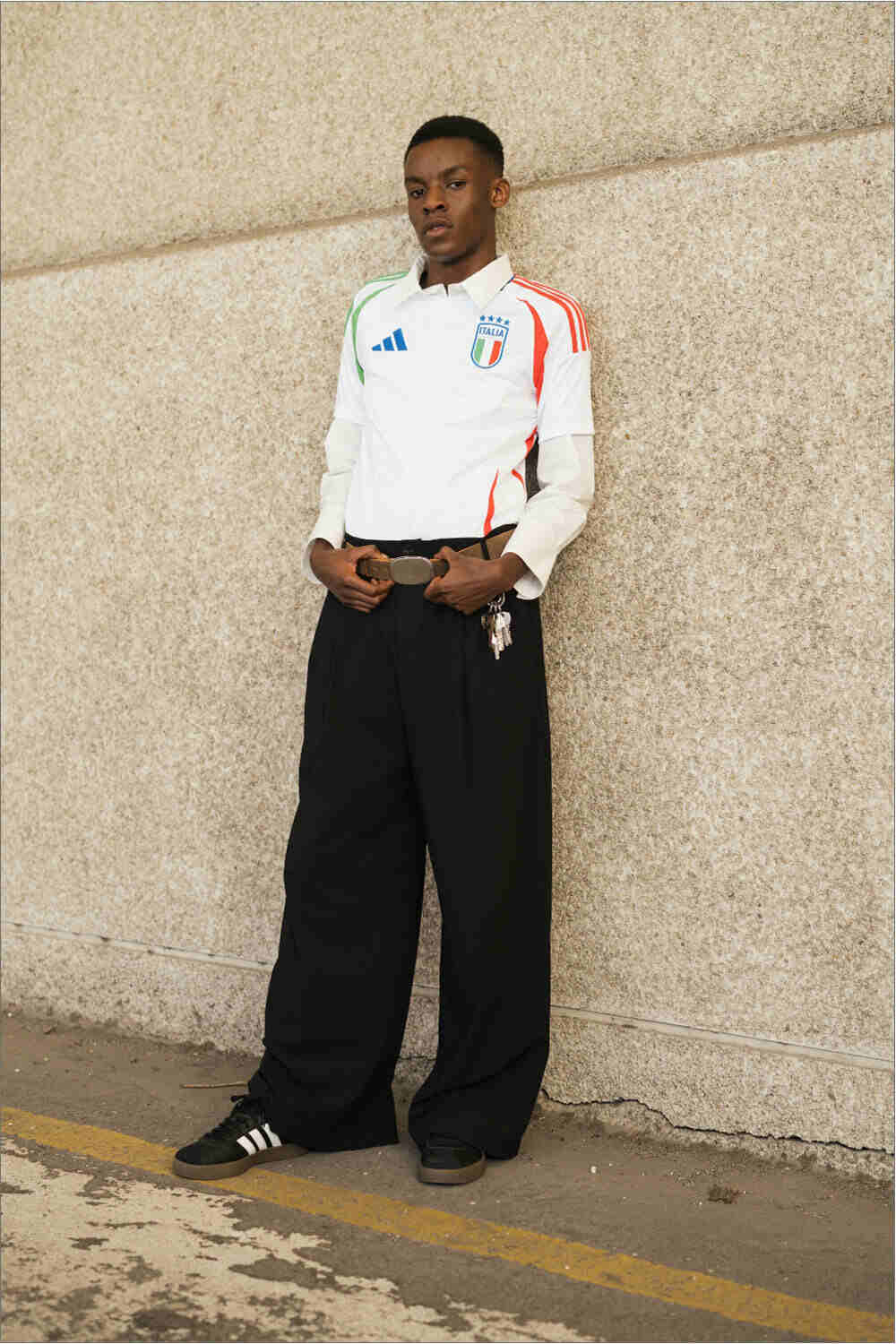 adidas camiseta de fútbol oficiales ITALIA EUROCOPA 2024 SEGUNDA EQUIPACION BLANCO 04
