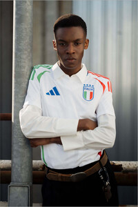 adidas camiseta de fútbol oficiales ITALIA EUROCOPA 2024 SEGUNDA EQUIPACION BLANCO 05
