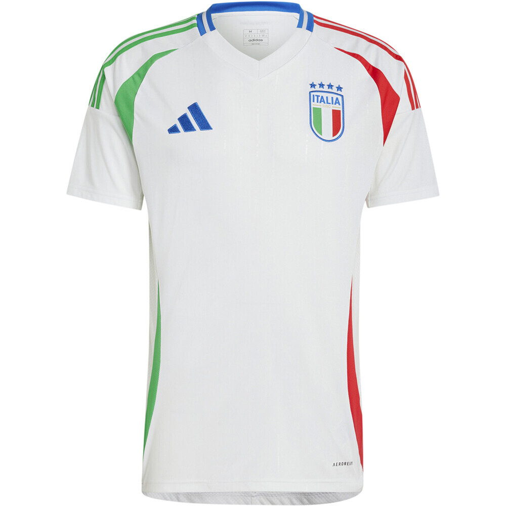 adidas camiseta de fútbol oficiales ITALIA EUROCOPA 2024 SEGUNDA EQUIPACION BLANCO 06