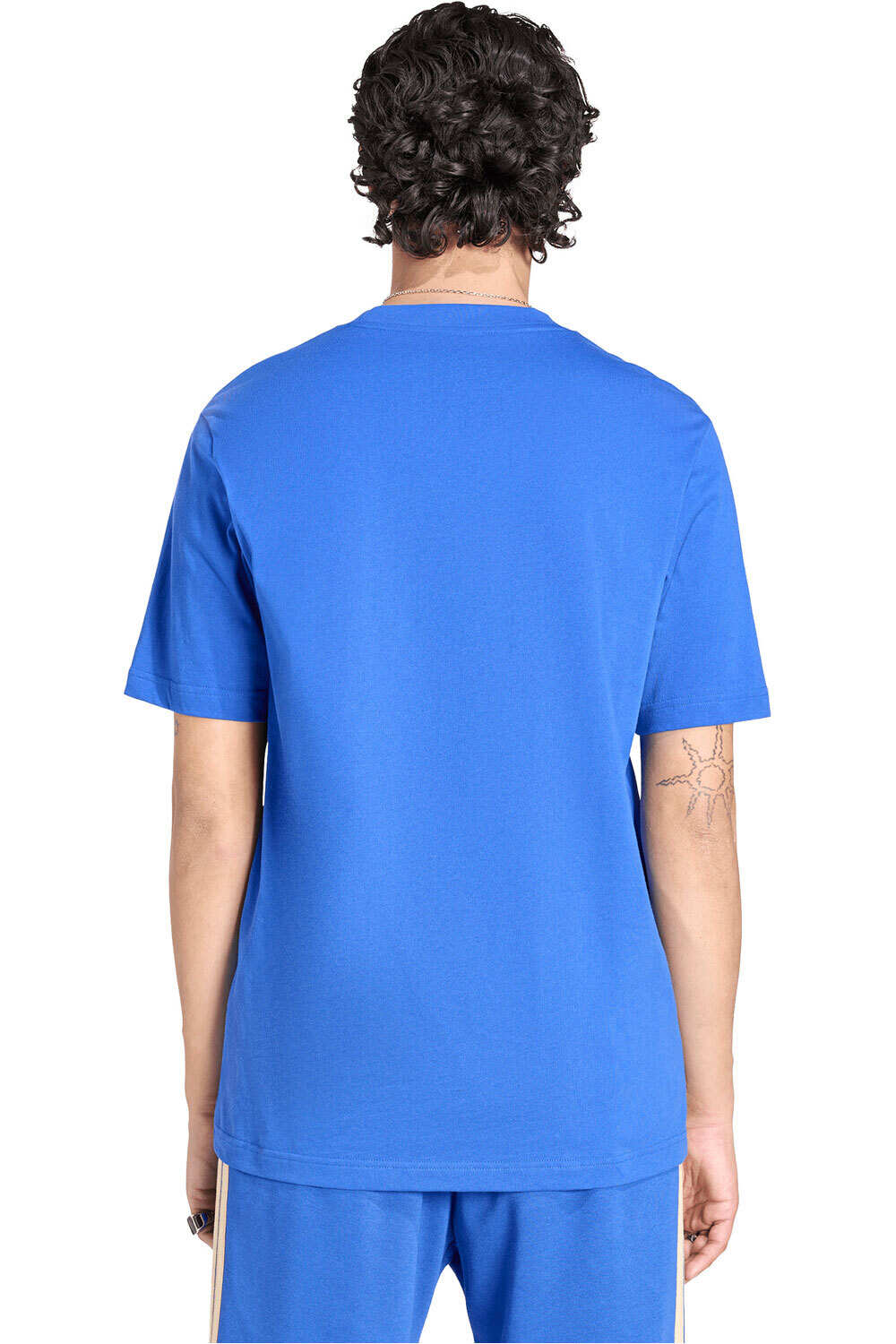 adidas camiseta de fútbol oficiales ITALIA MUNDIAL 2026 AZUL vista trasera