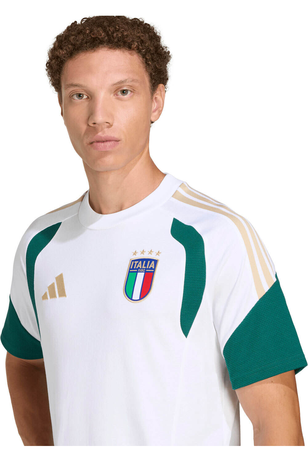 adidas camiseta de fútbol oficiales ITALIA MUNDIAL 2026 BLANCO vista detalle